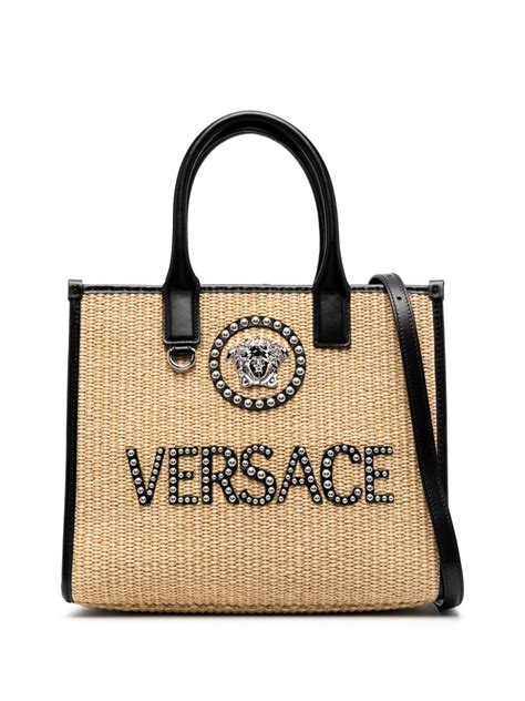 versace medusa stud tote|versace medusa bag sale.